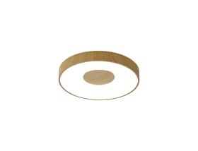 M7568  Coin 56W LED Ceiling Wood Effect